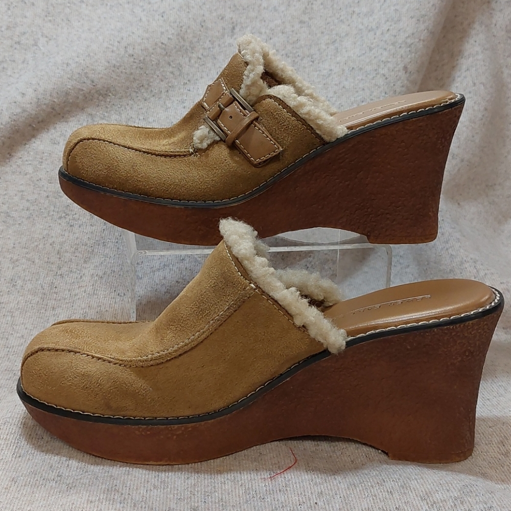 Lower East Side Faux Suede Mule/Clog - Picture 5 of 8